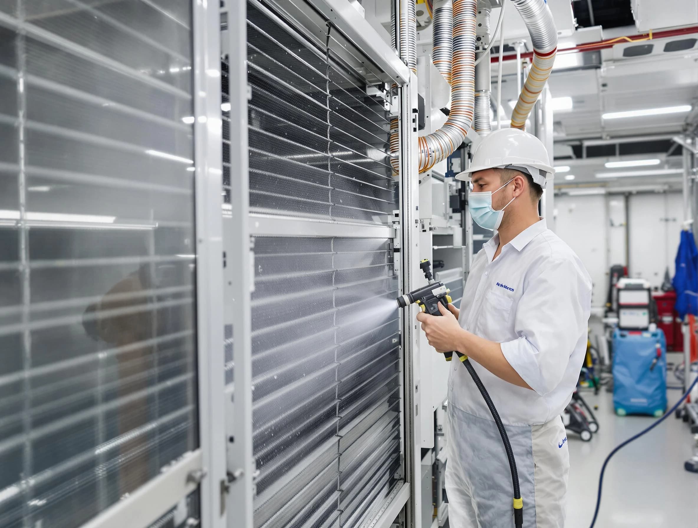 Professional AC coil cleaning by Middleborough Air Duct Cleaning in Middleborough