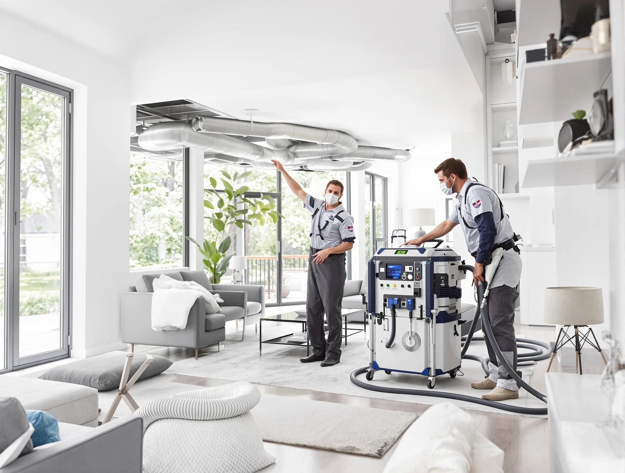 Middleborough Air Duct Cleaning professional conducting pure air duct cleaning with state-of-the-art equipment in Middleborough