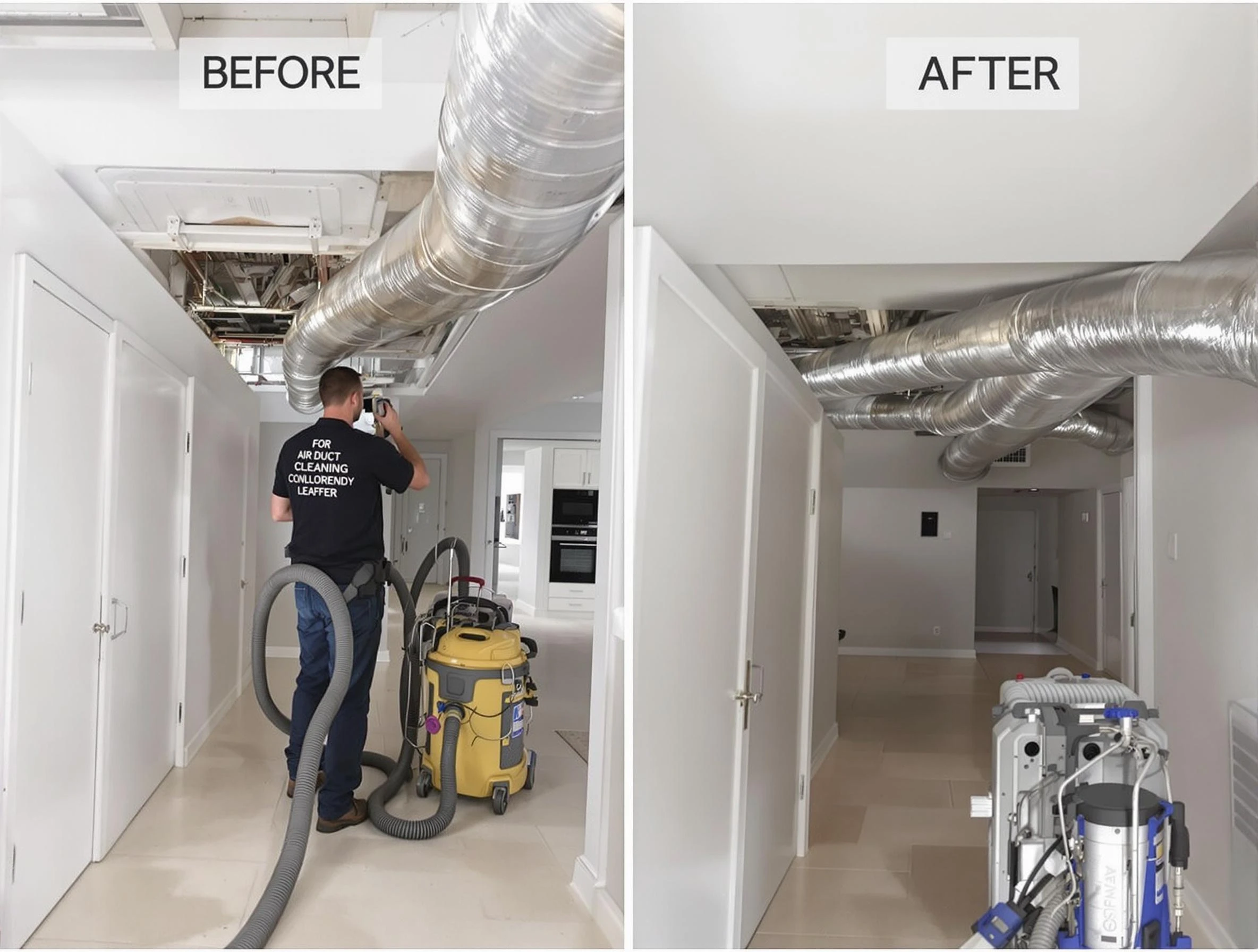 Middleborough Air Duct Cleaning professional performing thorough air duct cleaning in Middleborough