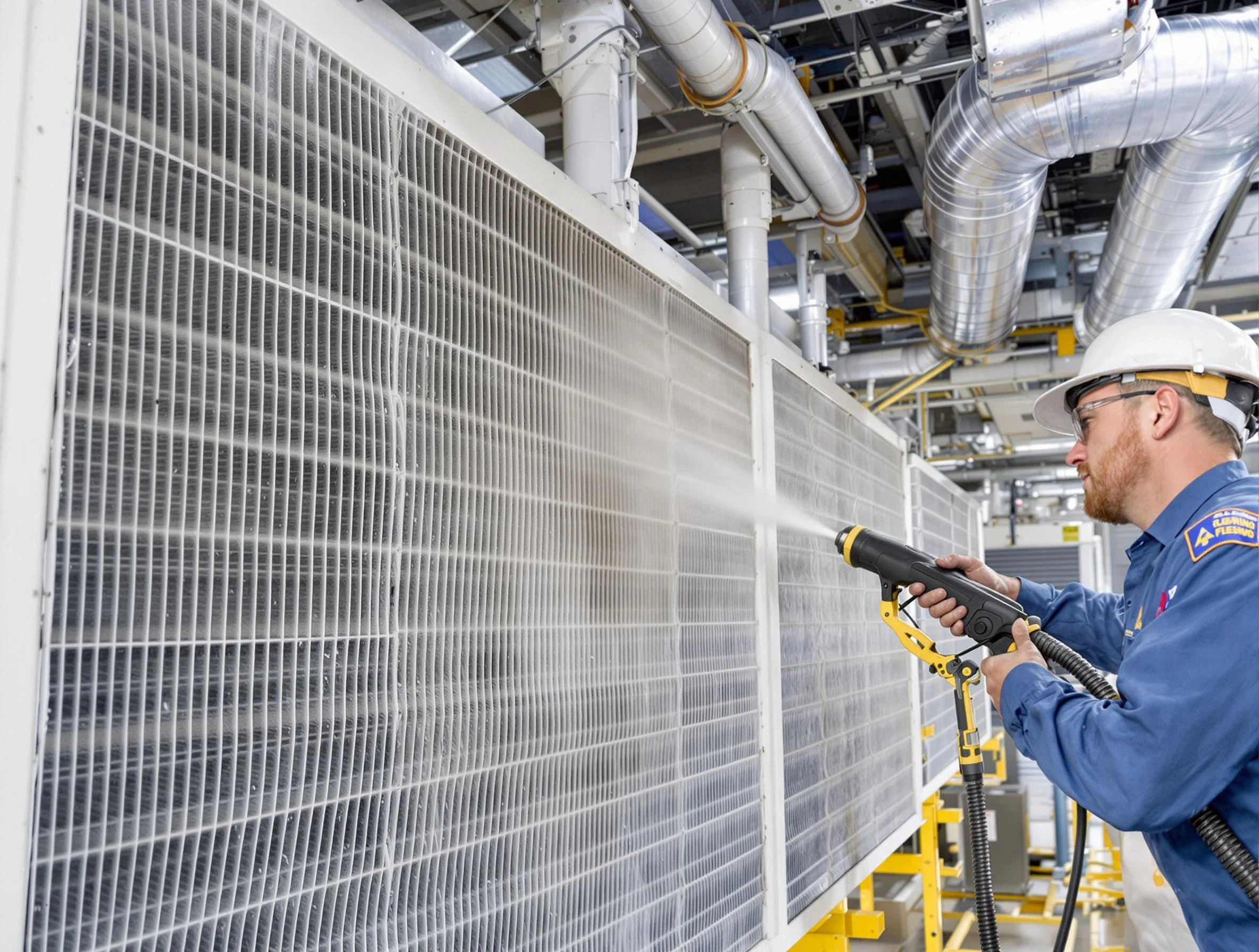 Professional commercial coil cleaning by Middleborough Air Duct Cleaning in Middleborough