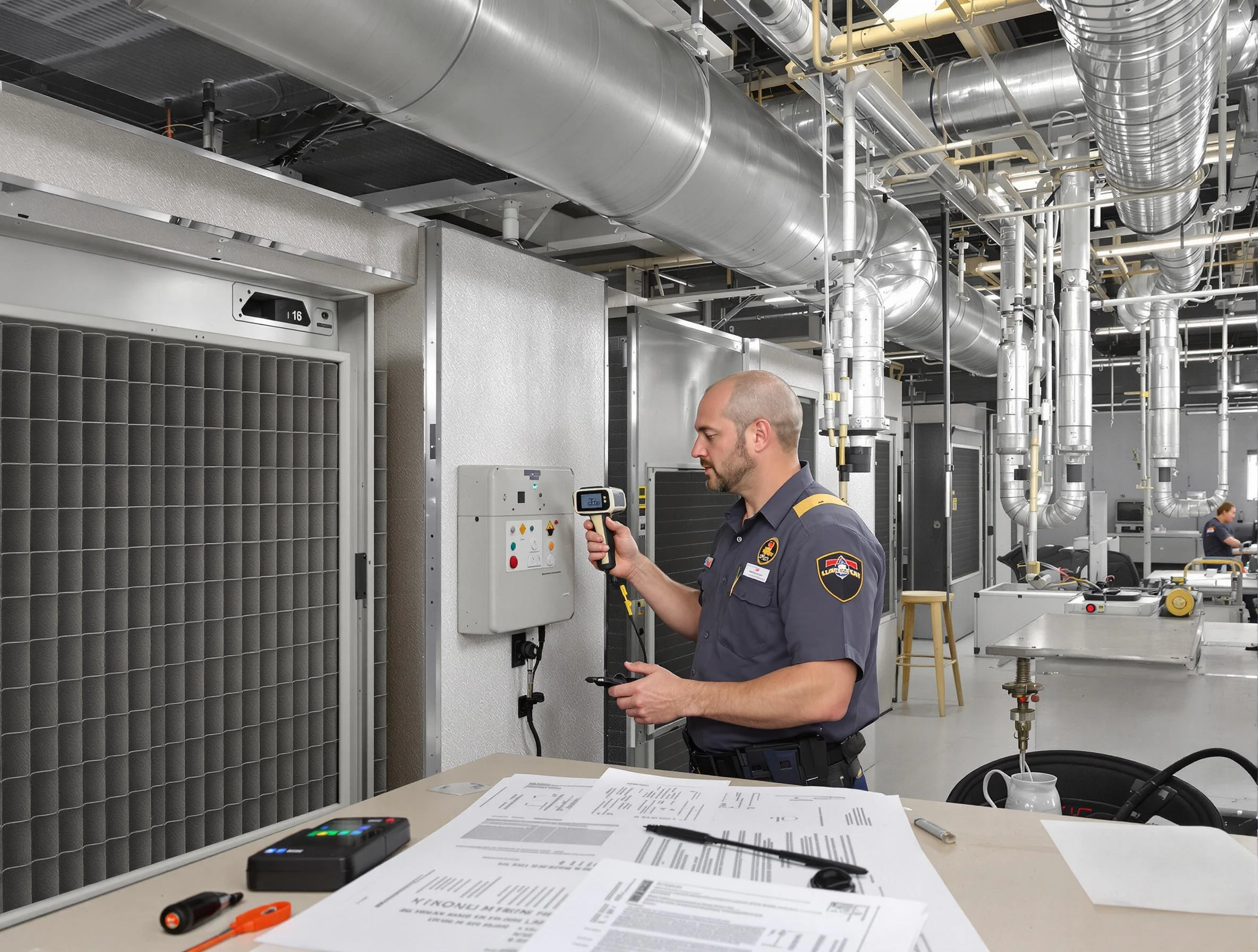 Professional filter system inspection by Middleborough Air Duct Cleaning in Middleborough