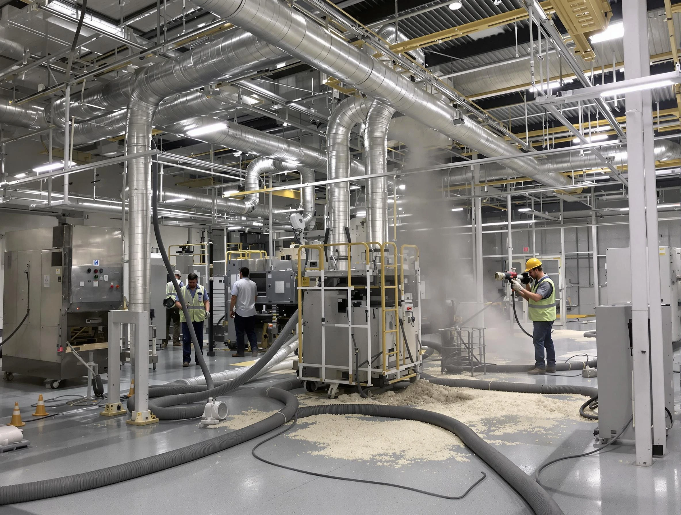 Heavy-duty industrial duct cleaning by Middleborough Air Duct Cleaning in Middleborough